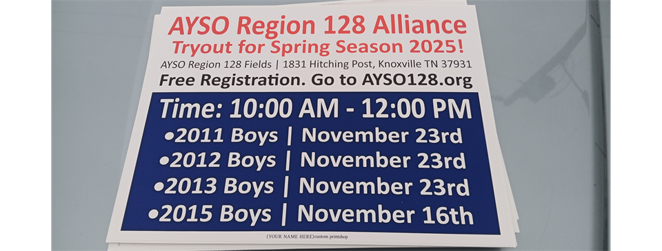 Spring Alliance Tryouts